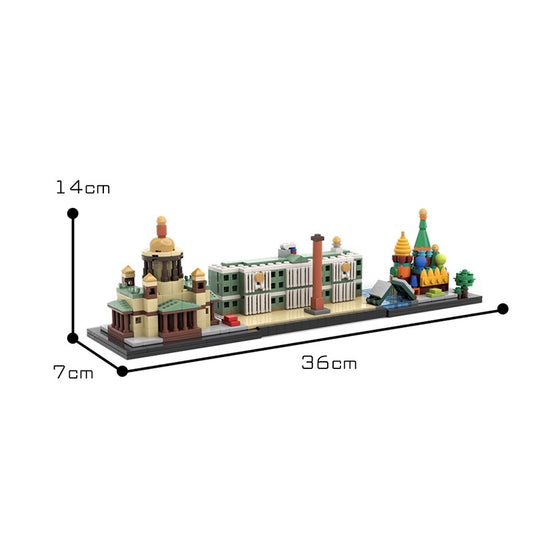 MOC-42108 Miniature Skylines - Saint Petersburg, Russia