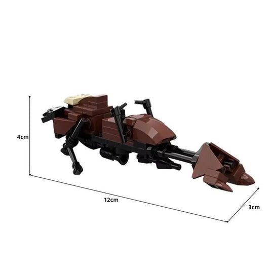 MOC-69565 74-Z Speeder Bike Brown