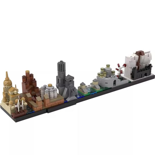 MOC-18016 Game Of Thrones - Westeros Skyline Architecture