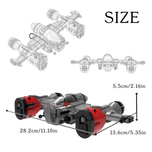 MOC-52442 Mercenary Gunship (from The Mandalorian) - Space Fighter