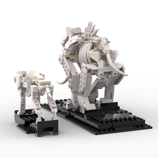 MOC-42669 Mammoth + Saber-toothed cat - Alternative Build for 21320 Dinosaur Fossils