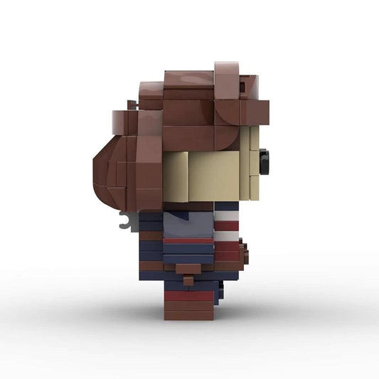 MOC Brickheadz Captain of Marvel