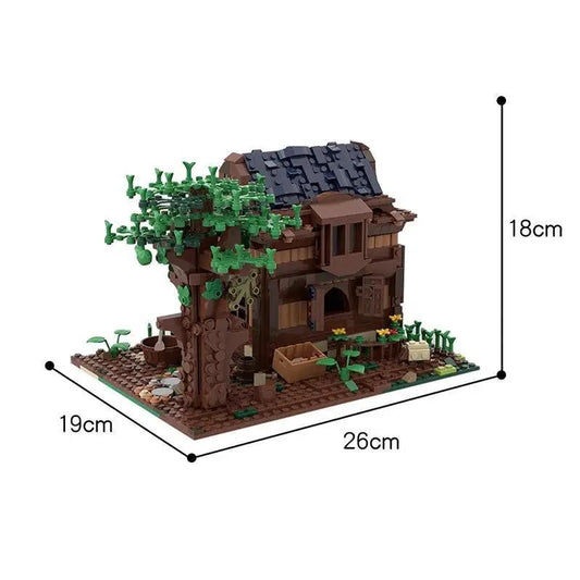 MOC-50031 Modular Medieval House Alternative Build Modular Building