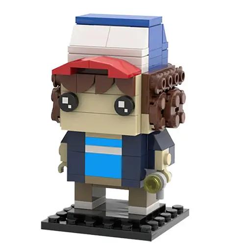 MOC-26518 Stranger Things Brickheadz Collection - Dustin & Eleven