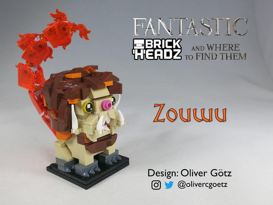 MOC-49794 Fantastic BrickHeadz and Where to Find Them: Zouwu