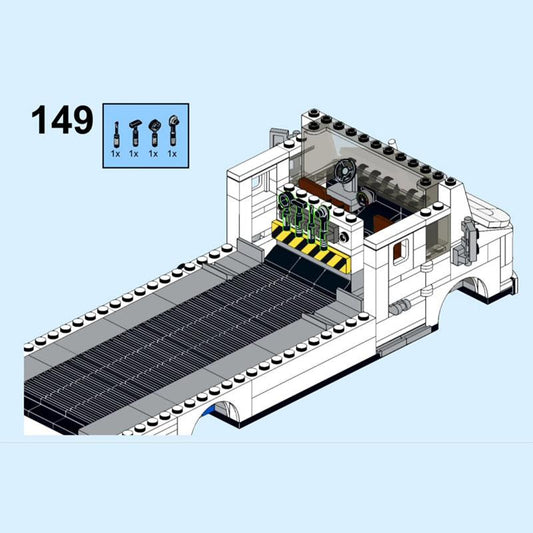 MOC-58775 Time Machine and Doc Brown Van