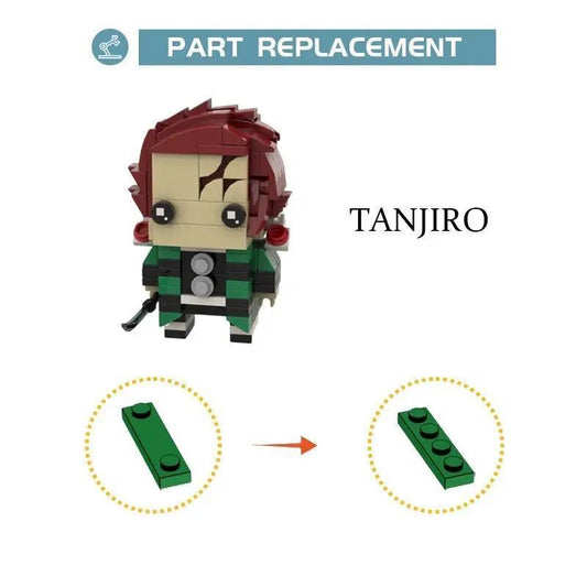 MOC 83344 Tanjiro Brickheadz