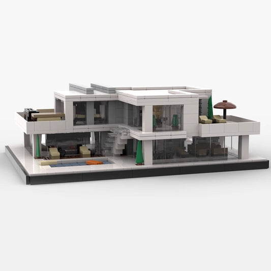 MOC-50355 Bauhaus Mansion (with Interior)