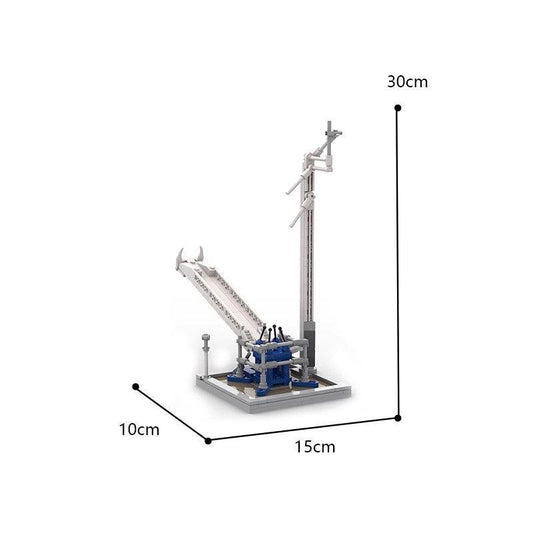 MOC-89466 SpaceX Falcon 1 & Launch Pad [Saturn V scale]