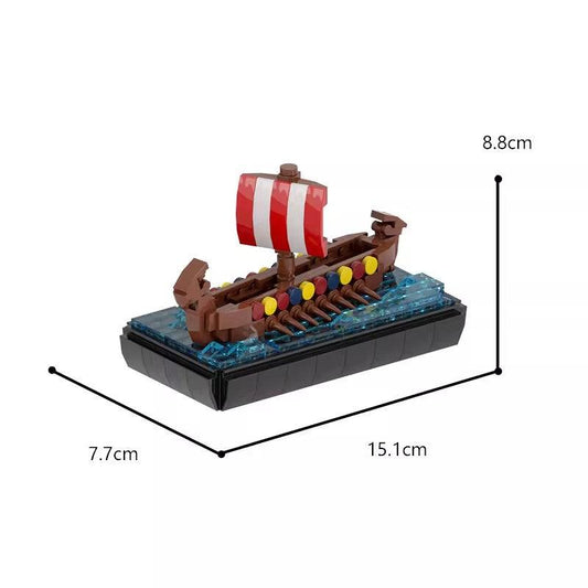 MOC-76565 Small Viking Longship