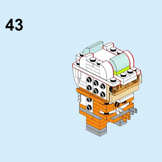 MOC-35893 Luke Sky walker Snowspeeder Outfit from The Empire Strikes Back Brickheadz