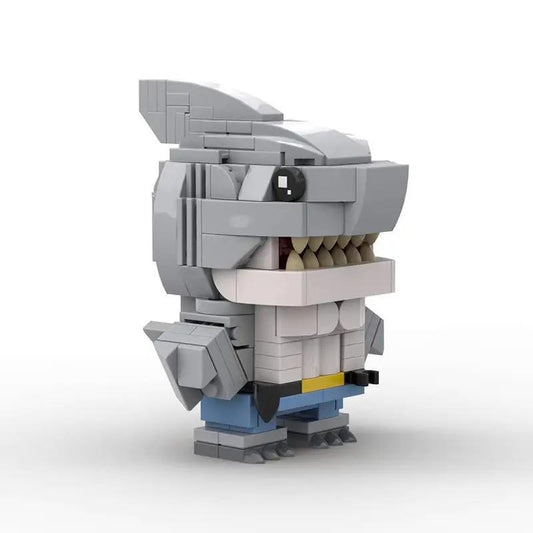 MOC Brickheadz Shark man