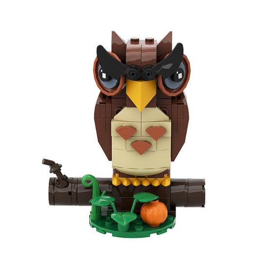 MOC A0606Y01 Halloween Brickhead-Owl