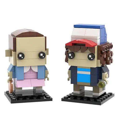 MOC-26518 Stranger Things Brickheadz Collection - Dustin & Eleven