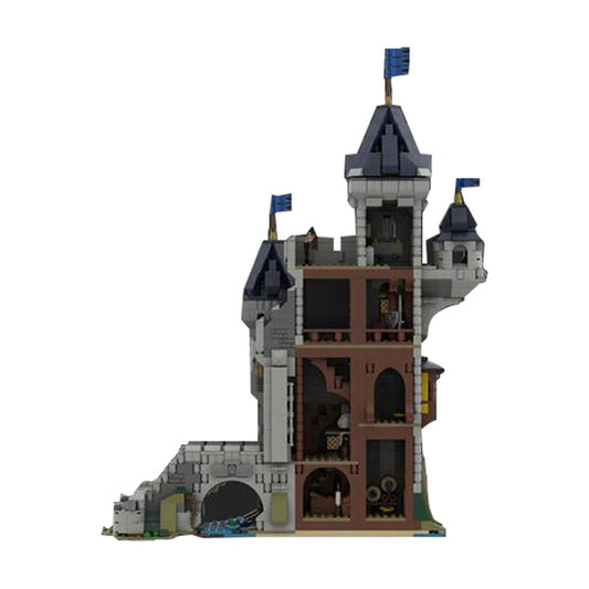 MOC-101775 Black Falcon Knight's Castle (31120 'Medieval Castle' Alternate Build)