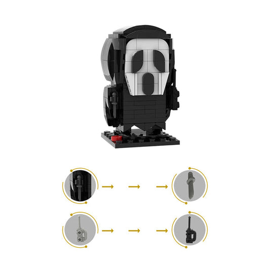 MOC-54586 Scream Movie Mask Halloween Brickheadz