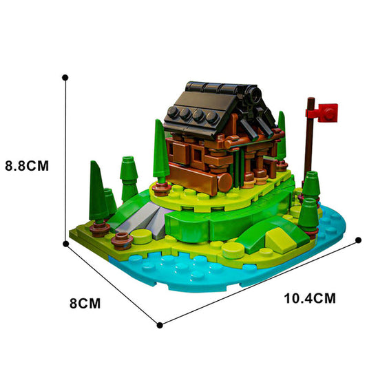 MOC-44417 Microscale Mountain Cabin