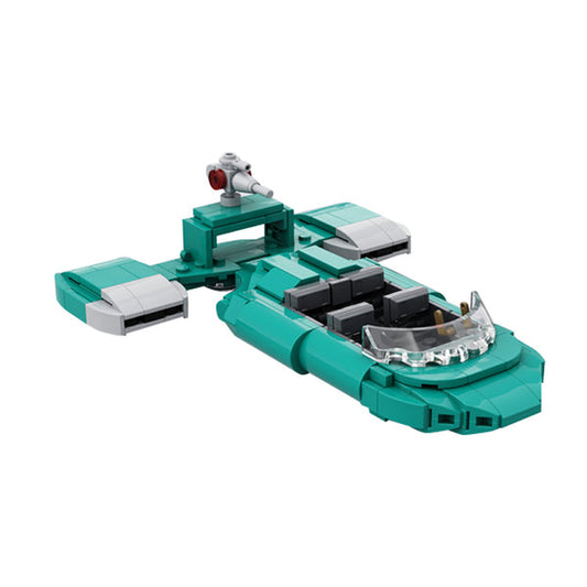 MOC-145255 Seraph-class Urban Security Landspeeder (Dark Turquoise)