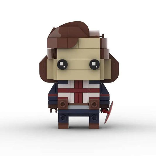 MOC Brickheadz Captain of Marvel