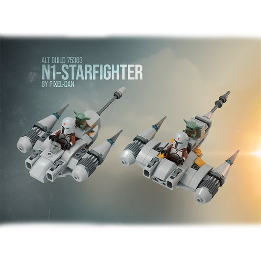 MOC-153746 PiXEL-DANs 75363 N-1 Starfighter alternate build - no extra parts needed