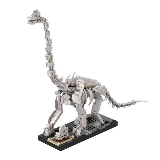 MOC-60925 MOC - Giraffatitan (Brachiosaurus) brancai Skeleton - Little Oskar -Alternative Build for 21320 Dinosaur Fossils