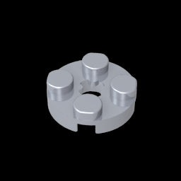 GDS-609 - Plate Round 2 x 2 with Axle Hole Type 1 (+ Opening)