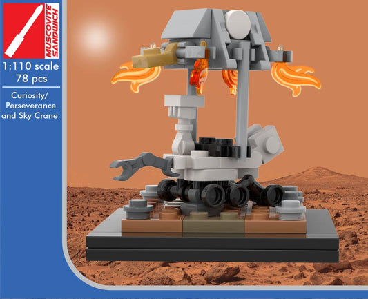 MOC-66523 Curiosity/ Perseverance rover + Sky Crane [1:110 scale]