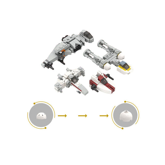 MOC-32286 Micro Rebel Starfighters