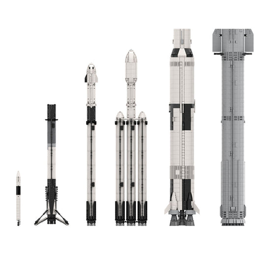 MOC-89466 SpaceX Falcon 1 & Launch Pad [Saturn V scale]