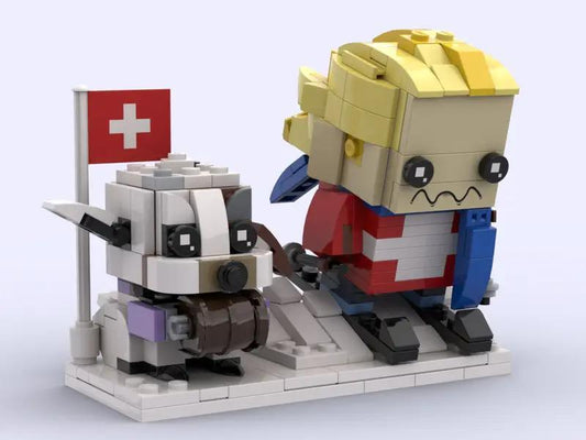 MOC-73290 Switzerland - Skiing and Saint Bernard