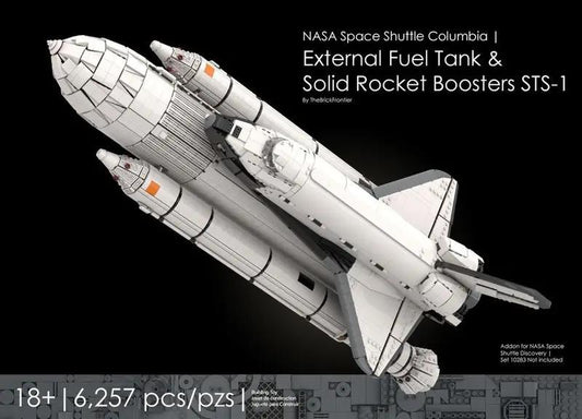 MOC-77033 NASA Space Shuttle (10283) - Columbia STS-1 External Fuel Tank & SRB Addons