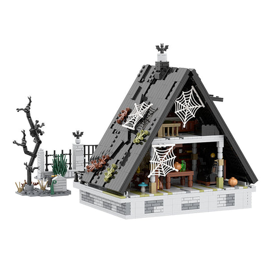 MOC A0242 Halloween A frame house