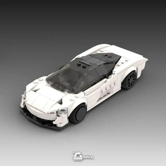 MOC-83427 McLaren Speedtail 8stud wide - White