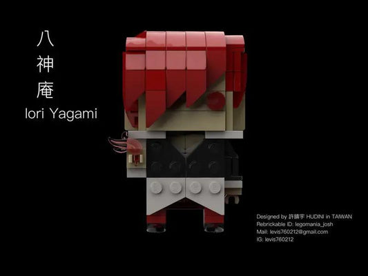 MOC-83730 Iori Yagmai Brickheadz (King of Fighter)