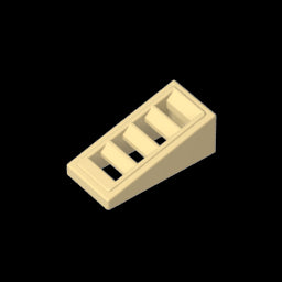 GDS-838 - Slope 18 Degrees 2 x 1 x 2/3 with 4 Slots