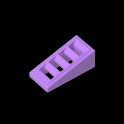 GDS-838 - Slope 18 Degrees 2 x 1 x 2/3 with 4 Slots