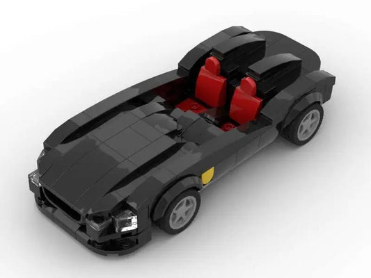 MOC-86710 Ferrari Monza SP2 - Black - 8 Stud Speed Champions