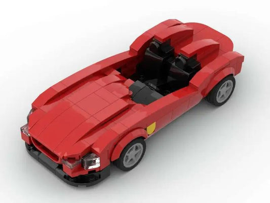 MOC-86869 Ferrari Monza SP2 - Red - 8 Stud Speed Champions