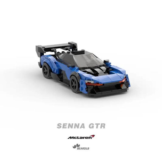 MOC-91875 mclaren senna gtr blue speed champions