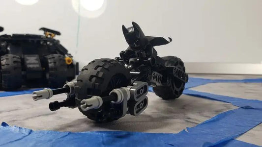 MOC-92487 The Batpod: 2021 Tumbler scale