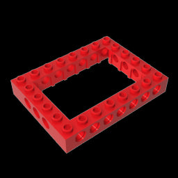 GDS-974 - Technic Brick 6 x 8 with Open Center 4 x 6