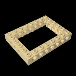 GDS-974 - Technic Brick 6 x 8 with Open Center 4 x 6