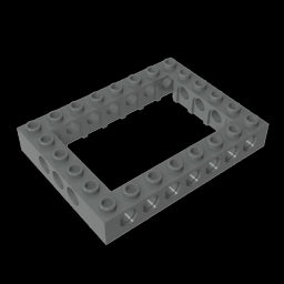 GDS-974 - Technic Brick 6 x 8 with Open Center 4 x 6