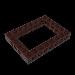 GDS-974 - Technic Brick 6 x 8 with Open Center 4 x 6