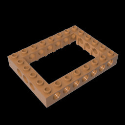 GDS-974 - Technic Brick 6 x 8 with Open Center 4 x 6